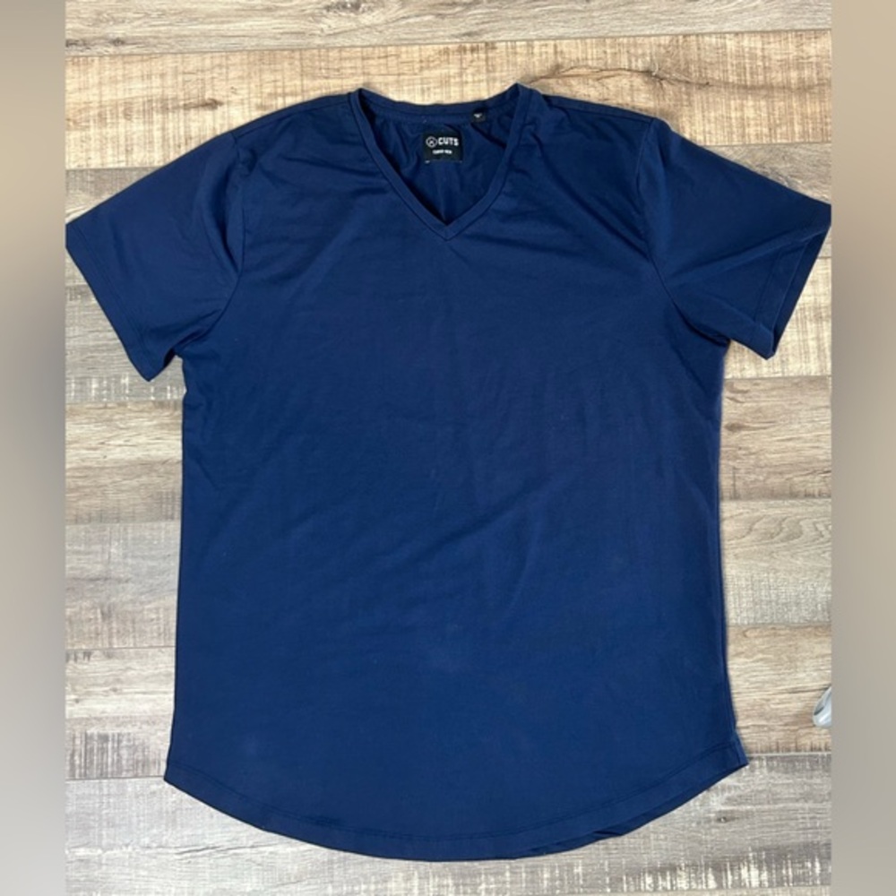 Cuts Clothing Black V-Neck Tee